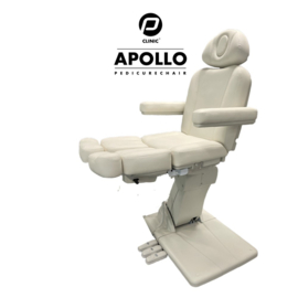 Pedicure Behandelstoel Apollo Draaibaar Pearl Wit / verzendprijs ( € 102,00 ) inbegrepen