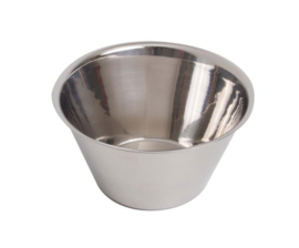 Afvalbakje Inox dia 12,5cm