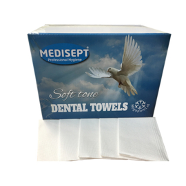 Medisept® Dental Towels Soft Tone Kleur: Wit ,125 stuks