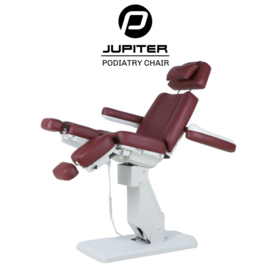 Pedicure Behandelstoel Jupiter Bordeaux Rood / verzendprijs ( € 102,00 ) inbegrepen