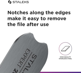 Rechte metalen basis voor nagelvijl EXPERT 20