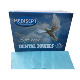 Medisept® Dental Towels Soft Tone Kleur: Blauw   125 stuks