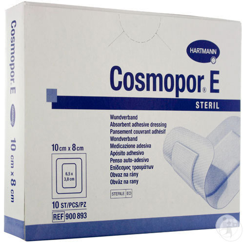 Hartmann Cosmopor Wondverband 10×8, 25st.