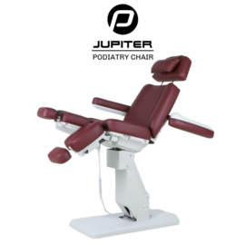 Pedicure Behandelstoel Jupiter Bordeaux Rood, verzendkosten inbegrepen
