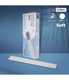 Wegwerpvijlen wit papmAm op zachte schuimlaag EXPERT 20  grit 100  (25 stuks)