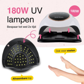 UV LED nagellamp 180 watt  60 led lampjes