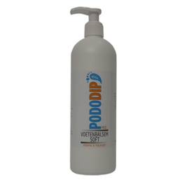 PodoDip Voetenbalsem Soft Honing & Yoghurt 500 ml