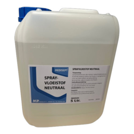 Sprayvloeistof neutraal  5 liter