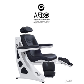 Pedicure Behandelstoel Aero in Zwart, ( verzendkosten inbegrepen ) + gratis Beugel voor Opvangschaal
