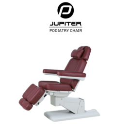 Pedicure Behandelstoel Jupiter Bordeaux Rood / verzendprijs ( € 102,00 ) inbegrepen