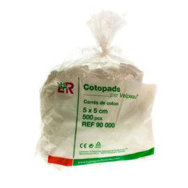  Cotopads 5x5cm  500 stuks