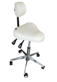 Ergonomische luxe tabouret met stille wielen ( Nieuw )