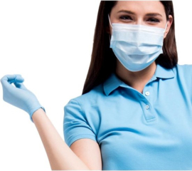 Comforties Soft Nitril Small  medium blauw