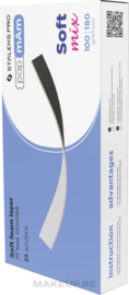 STALEKS PRO 50 stuks PapmAm Mix dubbelzijdige reservevijlen voor Expert Grain # 100/180 rechte vijl