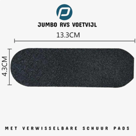 Jumbo Voetrasp  RVS