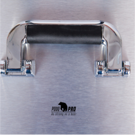 PodoMobile Midi Pedicure Trolley Brush Silver Nieuw model, Nouveau modèle