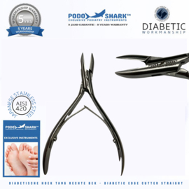 NIEUW !!! PodoShark Hoektang Diabetic 13CM Top Instrument