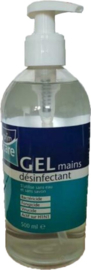 Alcohol Gel , desinfecterend, voor de handen 500 ml