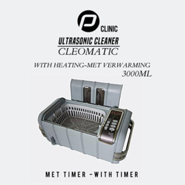PClinic Ultrasoon “Cleomatic 3000” met Verwarming en Timer+ gratis 1 liter Bechtol Premium