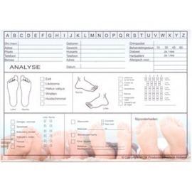 Voeten Analyse kaartjes 50 kaarten