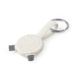 Sleutelhanger Oplader Gemaakt Van Tarwestro & ABS