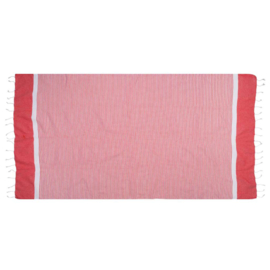 XL Oekotex-Katoen Handdoek, Rood