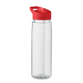 RPET drinkfles met fliptop, rood