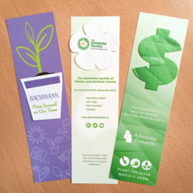 Large Eco Bookmark, met een geprint vormpje