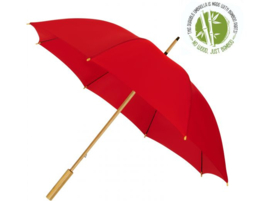 Eco Golfparaplu, Handopening & Windproof, rood