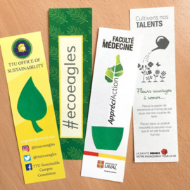 Large Eco Bookmark, zonder een geprint vormpje