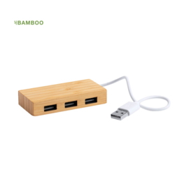 USB Hub Gemaakt Van Bamboe