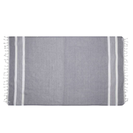 Gerecycled Hamam Handdoek, promo Dark Grey