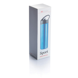 Sport roestvrijstalen waterfles, blauw