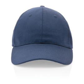 Impact 6 panel 190gr gerecycled katoenen cap, AWARE™ tracer, donkerblauw