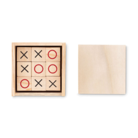 Houten boter kaas en eiren spel