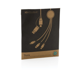 Terra RCS recycled aluminium 120 cm 6-in-1 kabel