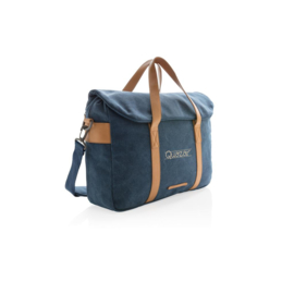 Duurzame Canvas Laptoptas PVC Vrij, Blauw