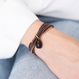 Nirmala Armband, Granaat