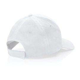 Impact 6 panel 190gr gerecycled katoenen cap, AWARE™ tracer, wit