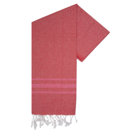 Vibe Hammam handdoek - Red Fuchsia