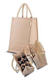 Jute Combi Bag Multifuntional