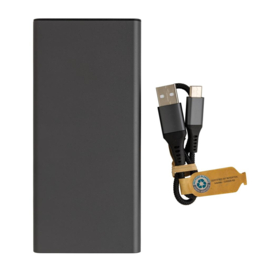 Terra RCS gerecyclede 18W aluminium powerbank 10.000 mAh