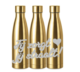 Drinkfles Je bent goud waard!