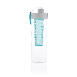 Honeycomb afsluitbare lekvrije waterfles met infuser, turquo