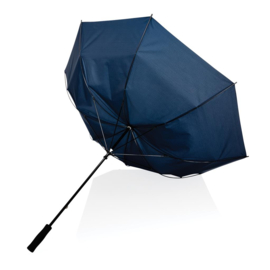 30" Impact AWARE™ RPET 190T storm proof paraplu, donkerblauw