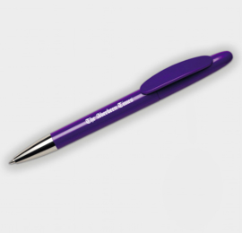Gerecyclede pen gemaakt van gerecycled plastic, paars