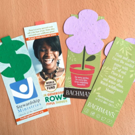 Small Eco Bookmark, met een geprint vormpje