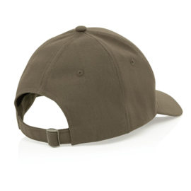 Impact 6 panel 280gr gerecycled katoenen cap, AWARE™ tracer, groen