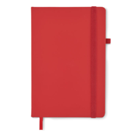 Gerecycled PU kraft notitieboek, rood