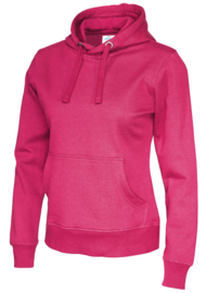 V-neck Hoody Gemaakt Van Organische Katoen, Dames